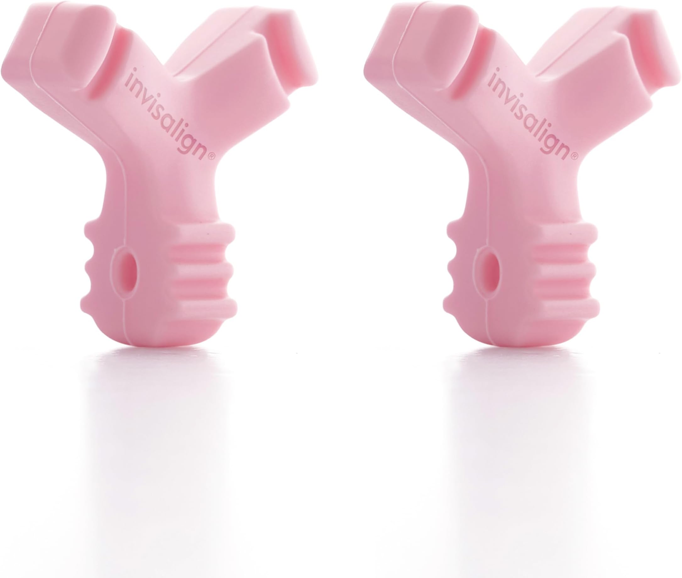 Munchies EPS Aligner and Retainer Tray Seaters, Aligner Chewies (Pack of 2) (Pink)