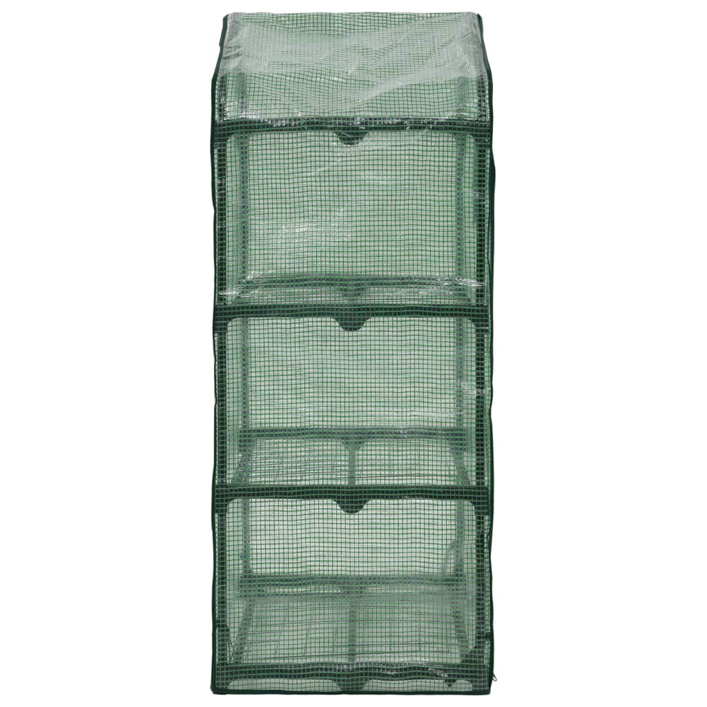 Mini Serra su 3 Livelli 69x49x125 cm,Prato e Giardino,Giardinaggio,Serre-46917