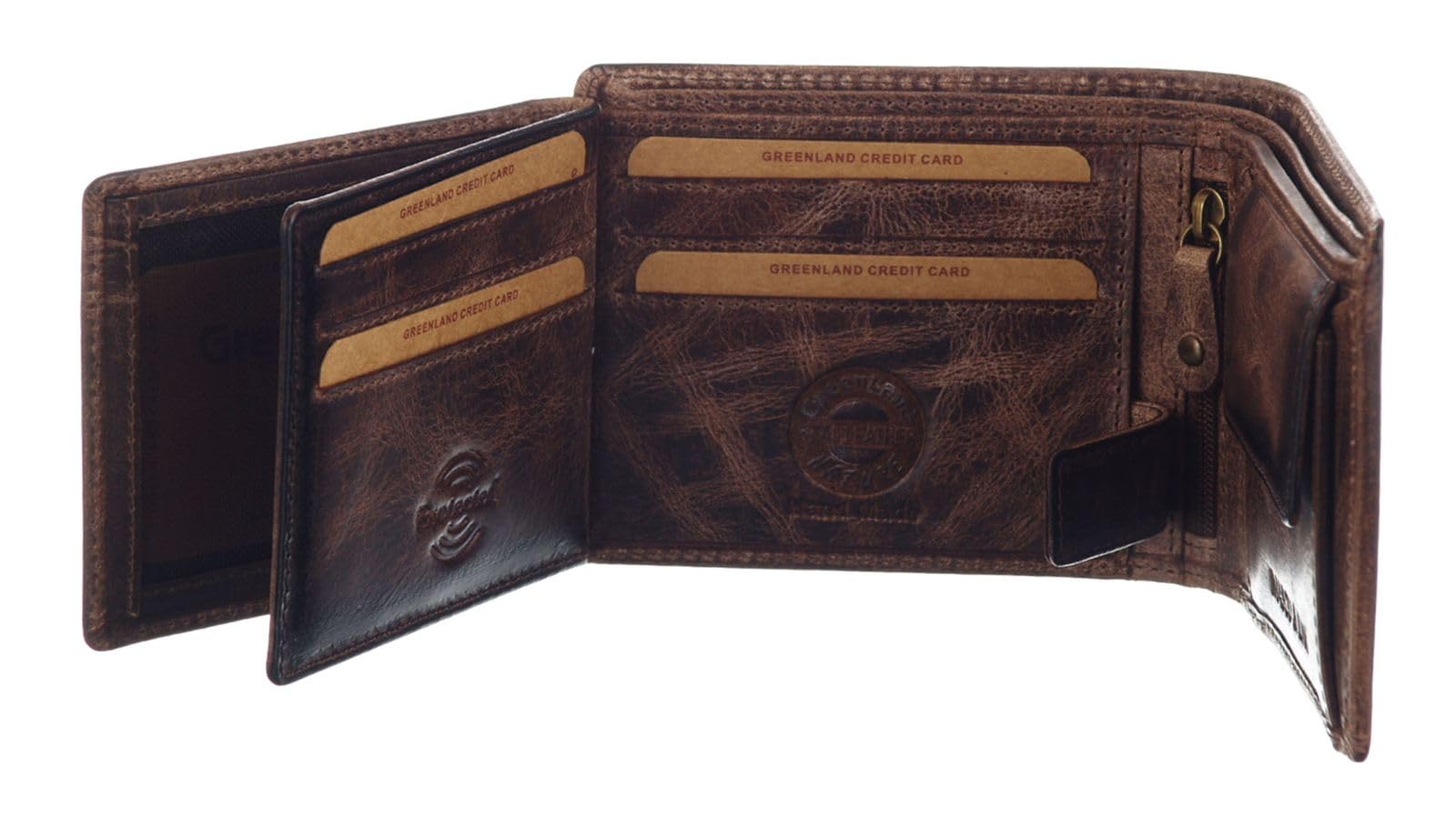 Greenland Nature Mascu & Line Geldbörse RFID Leder 12 cm