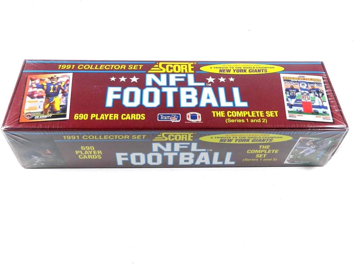 1991 Score Football Factory Set (690) 4 Bonus Cards Brett Favre Rookie