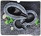 pajoma® Floating Stones Zimmerbrunnen H 20 cm – 3-stufiger Wasserfluss mit Naturoptik | Meditativer Innenbrunnen für Wohnzimmer, Büro & Spa – Relax & Wohlgefühl