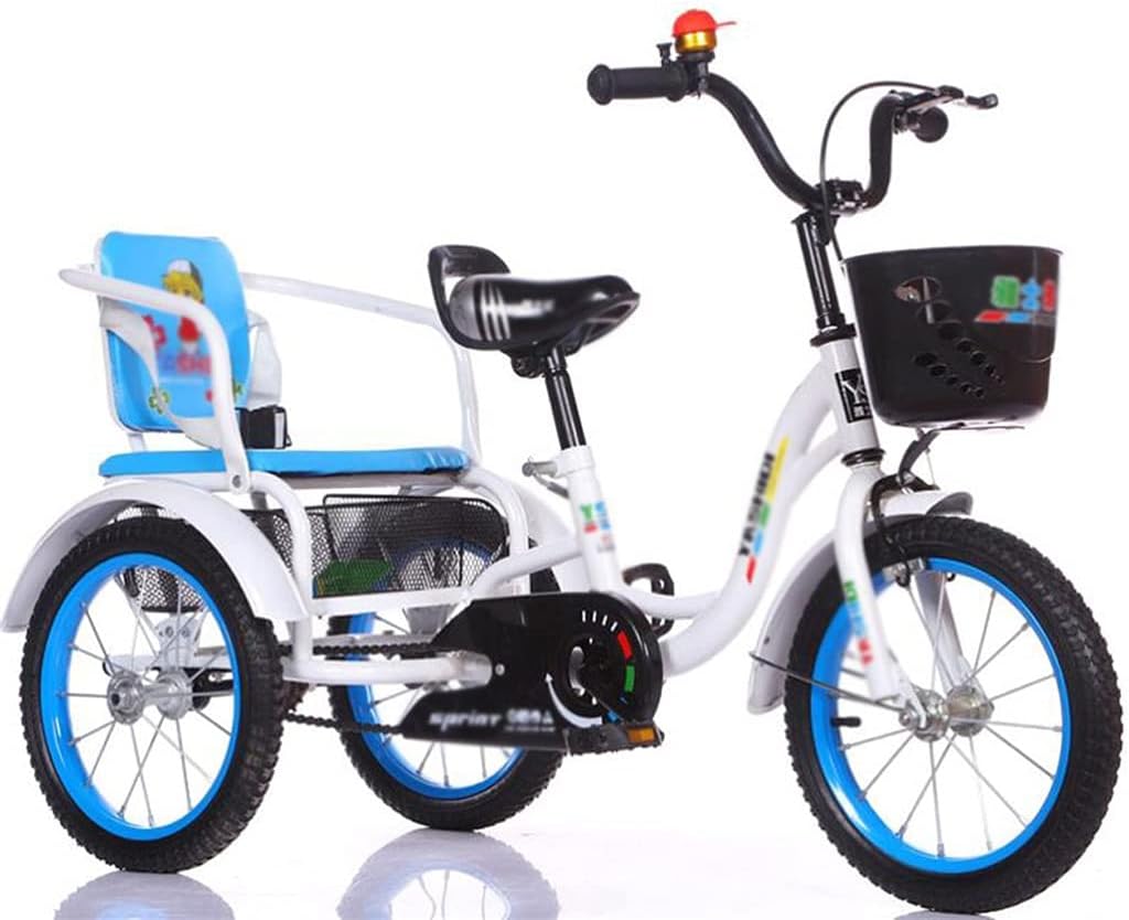 Three Wheel Bike Kids Tricycle Three Wheel Bikes for 2-8 Year Olds Boys Girls Childrens Toddler Can Bear 100kg Cycling Pedalling