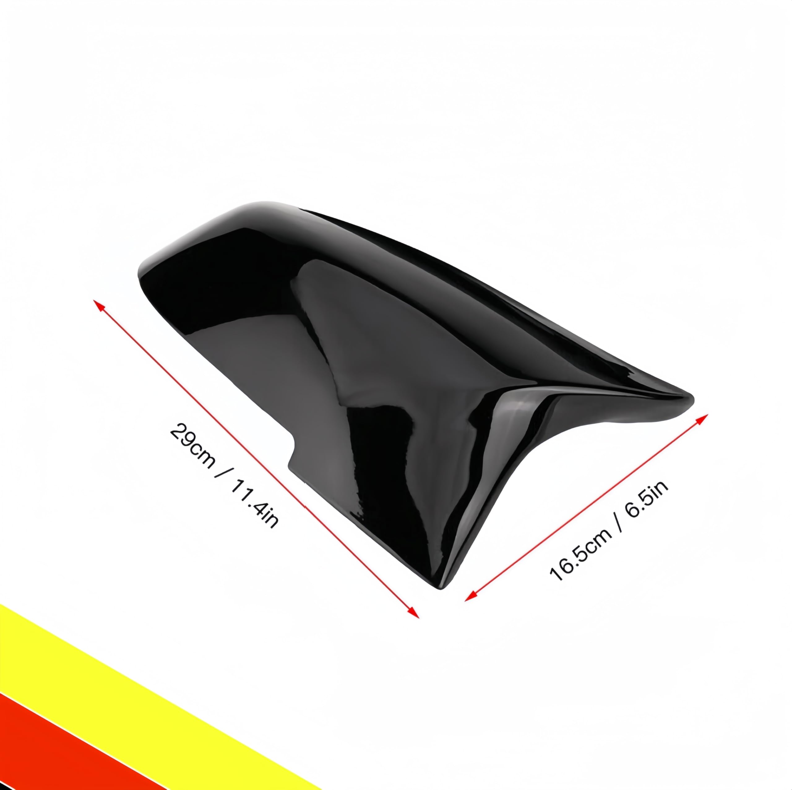 POETRYXIAO Couvre-rétroviseur de voiture compatible avec B-MW 1er F20 F21/2e F22 F23 F87/3e F30 F31 F34/4e F32 F33 F36/i3 I01/X1 E84, adapté pour le tuning (Noir brillant)