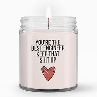 LaPomme Engineer Candle, Engineer Gift, Gift for Engineer, Engineer, Engineer Birthday Gift, Funny Engineer Gift, Engineer Present, Vanilla Candle 9oz