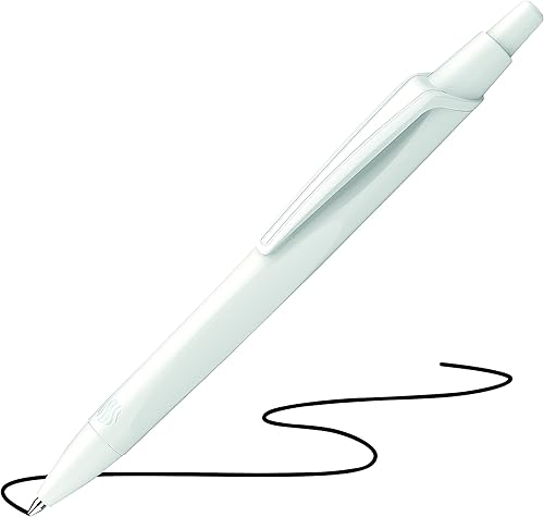 Miniatura 7 de Schneider Reco 131849 - Bolígrafo (mediano), recargable y retráctil, barril blanco, caja de 20 bolígrafos, tinta negra (131849)