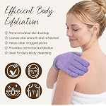 4 Pairs Exfoliating Gloves for Shower, Shower Gloves, Body Scrubber, Korean Exfoliating Mitt Body Scrubber, Microfiber Bath Gloves, Exfoliate Sponge Loofah Wash, Shower Scrubber - Image 4