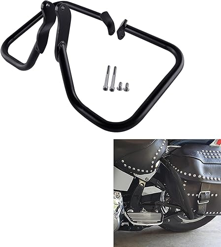 Miniatura 3 de TCMT Barra de protección para riel trasero para Harley HD Softail Heritage Softail Classic FLSTC 2000-2017 Night Train Softail Standard Springer