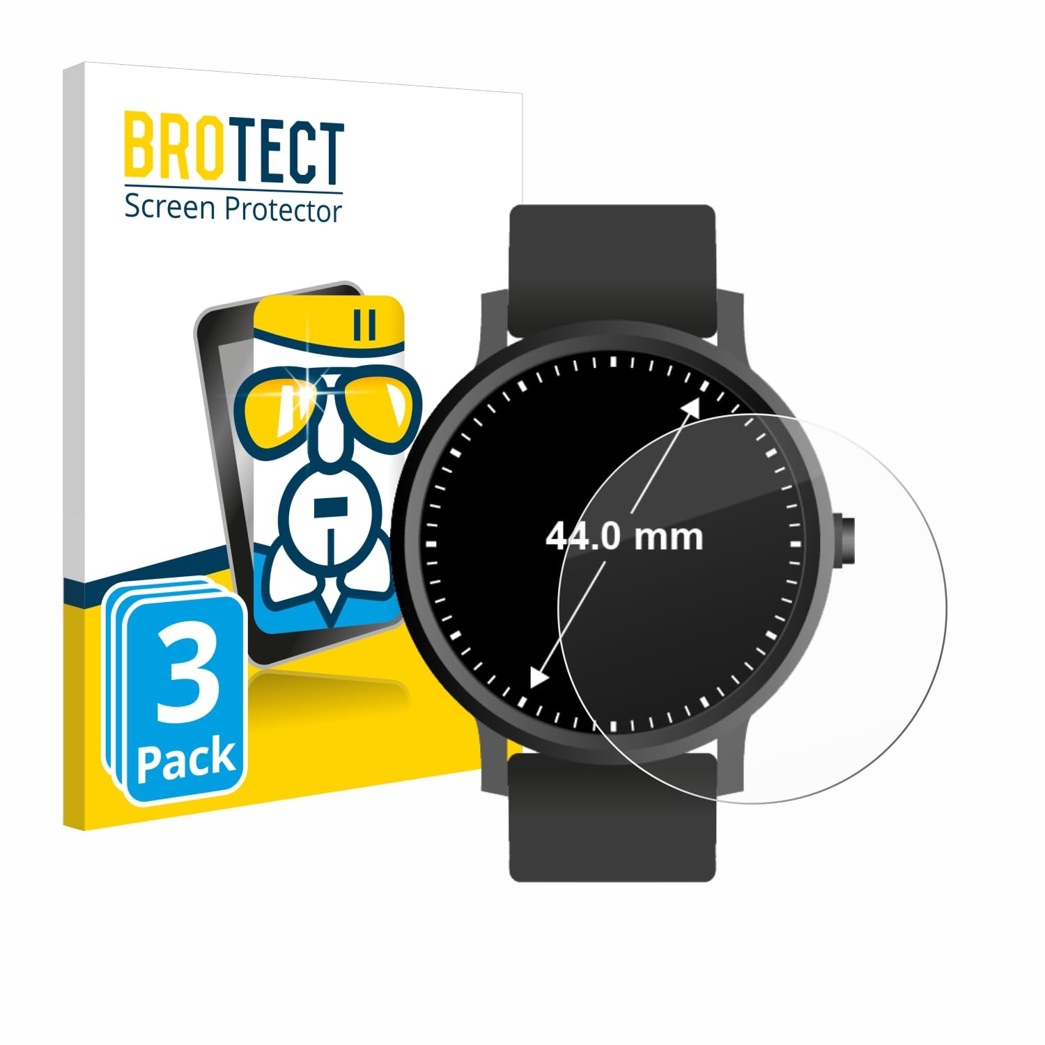 brotect Pellicola Protettiva Vetro per Gigaset SL910 (ritaglio