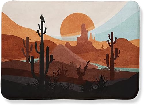 Miniatura 5 de Alfombras rústicas del desierto occidental, alfombras de área bohemias, antideslizantes, alfombra de pasillo, alfombra de pasillo, decoración del