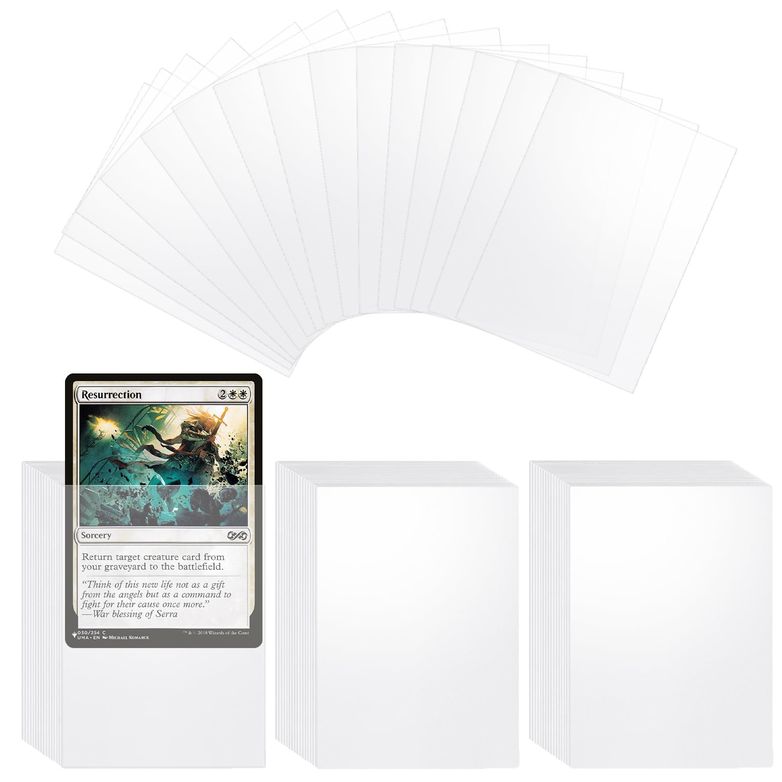 Pack of 300 Card Sleeves 66 x 91 mm Thin — image 1
