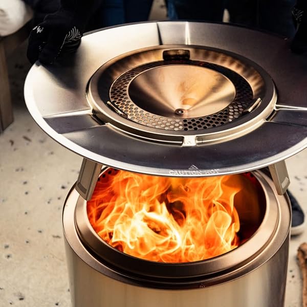 Solo Stove Yukon Heat Deflector, with 3 Detachable Legs, Accessory for Yukon Fire Pit, Captures and redirects Warmth, 304 Stainless Steel, Height: 7 in, Diameter: 30 in, 10 lbs by Solo Stove - Image 6