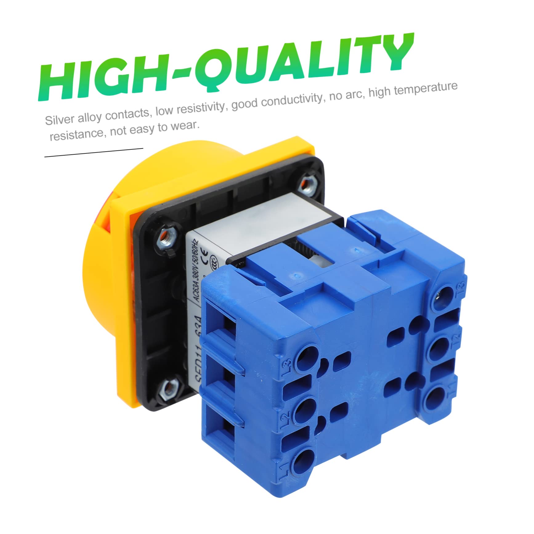 Interruptor Automático Rotativo Sfd11-63a de Cobre 3 Polos