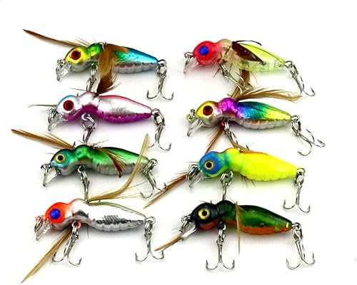 7PCS 1.8 in Señuelos Crickhopper Señuelo de pesca