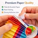 AMFIN (Pack Of 6) Multicolor Design Fan Party Materials Photo Backdrop Decor Wedding, Baby Shower, Birthday Party Decoration gallery image