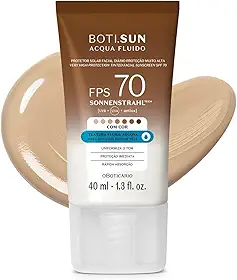 Protetor Solar Facial Com Cor FPS70 Boti.Sun Cor 2.0 40ml