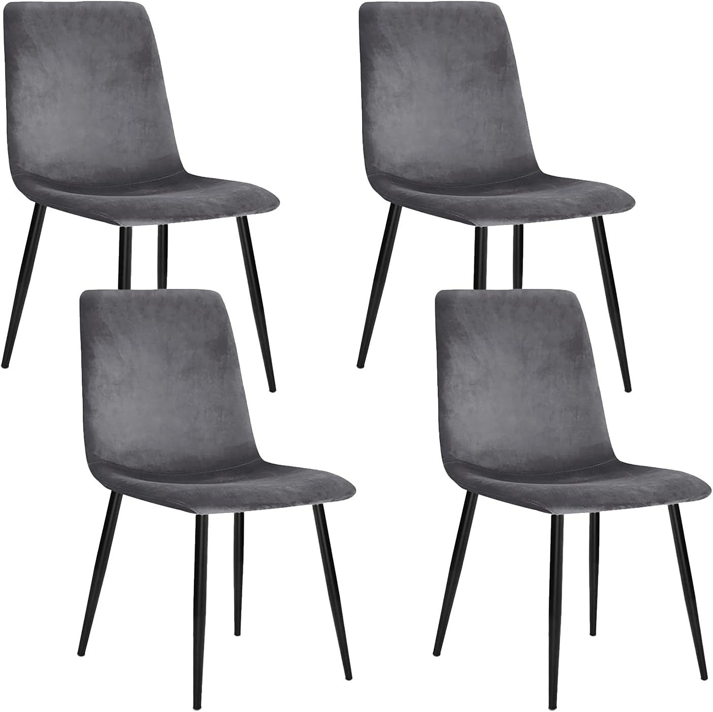 Artiss Dining Chairs Set of 4 Grey Esright Chair Nursing Seats Reading Seating Home Living Room