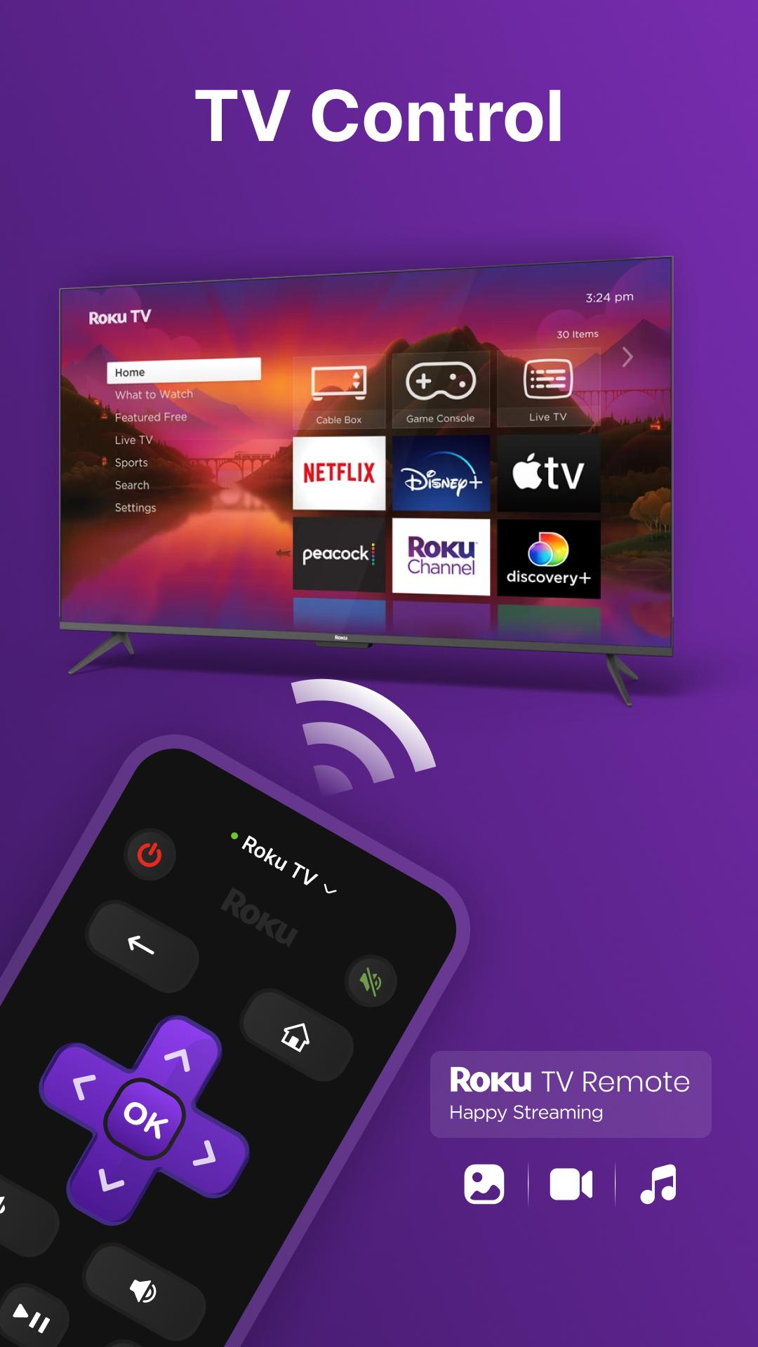 Smart RokuTV Remote Control & Cast to RokuTV Pro - App on Amazon Appstore