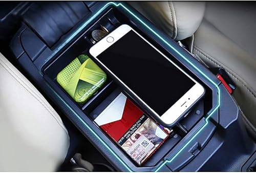 Miniatura 3 de JSCARLIFE Bandeja organizadora de consola central de automóvil compatible con Toyota RAV4 2013-2018, accesorios interiores, reposabrazos consola de