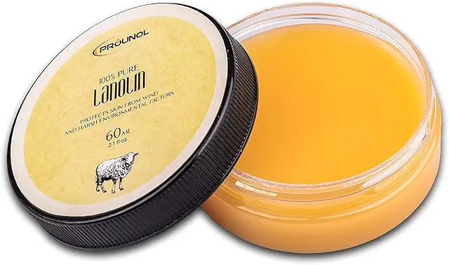Crème Lanoline Pure 100% Naturelle - Soin Peaux Sèches et Gercées - 60ml