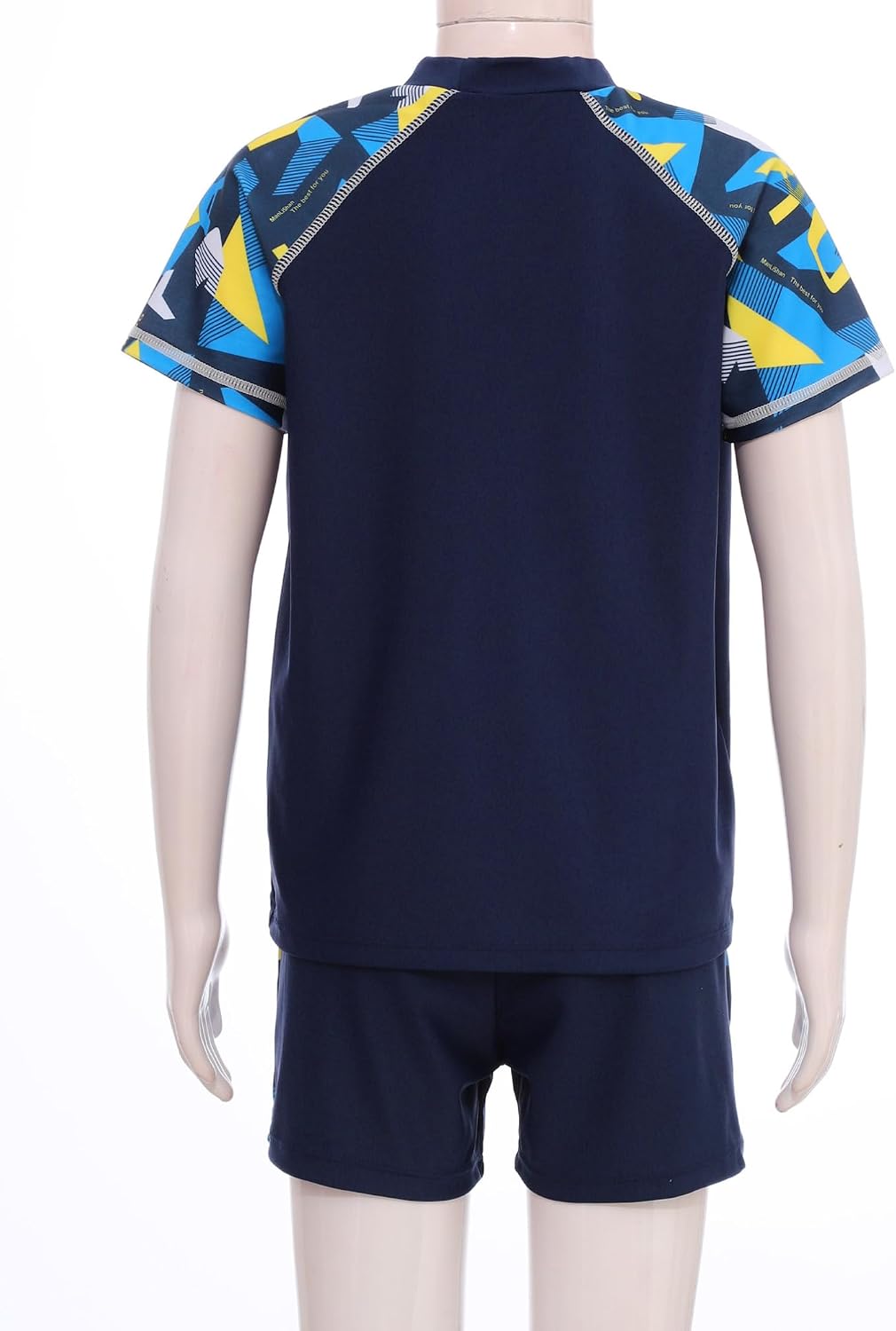 Sxiwei Kids Boys Short Sleeve Beachwear Swimsuit Athletic Water Sport Swimming Surfing Suit
