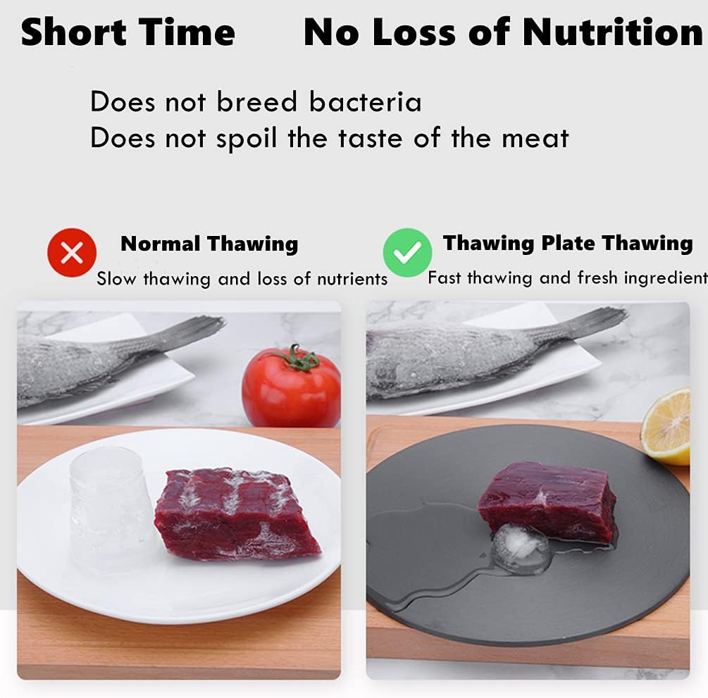 Heat Diffuser For Gas Stovetop,Cookware Accessories,Stove Diffuser for Pot Protection,Round Fast Defrosting Tray,Multifunctional Thawing Plate for Defrosting of Frozen Food (11Inch)