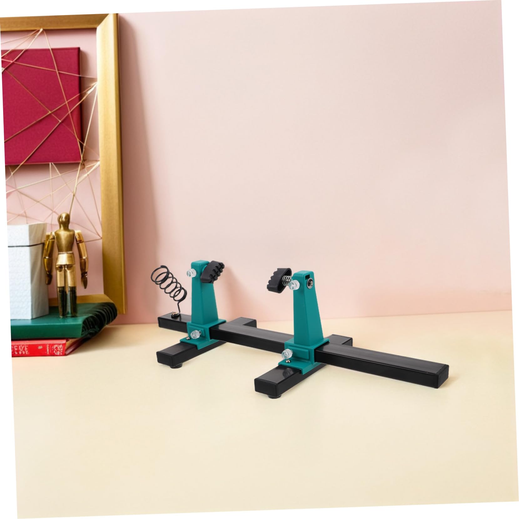 Soporte de soldadura titular de pcb portaherramientas fijo pcb soporte de placa de magnético ajustable abrazadera de soldadura planchar Negro