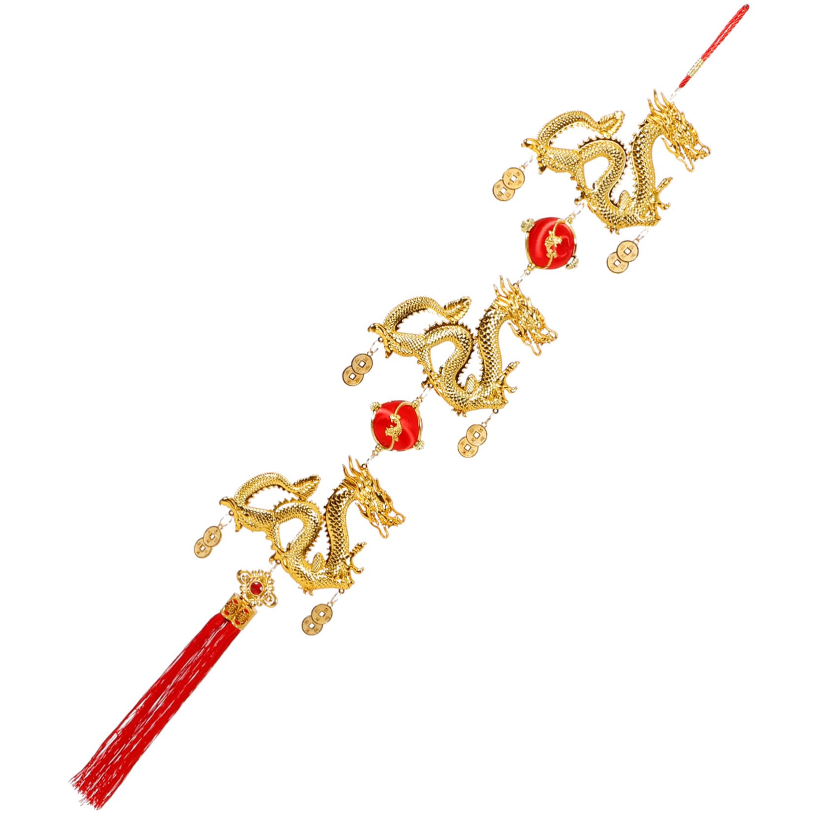 Pendentif Dragon de Fête du Printemps : Ornement Suspendu aux Finitions Soignées