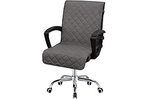 Easy-Going Reversible Office Chair Slipcover