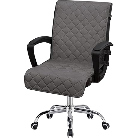 Easy-Going Reversible Office Chair Slipcover