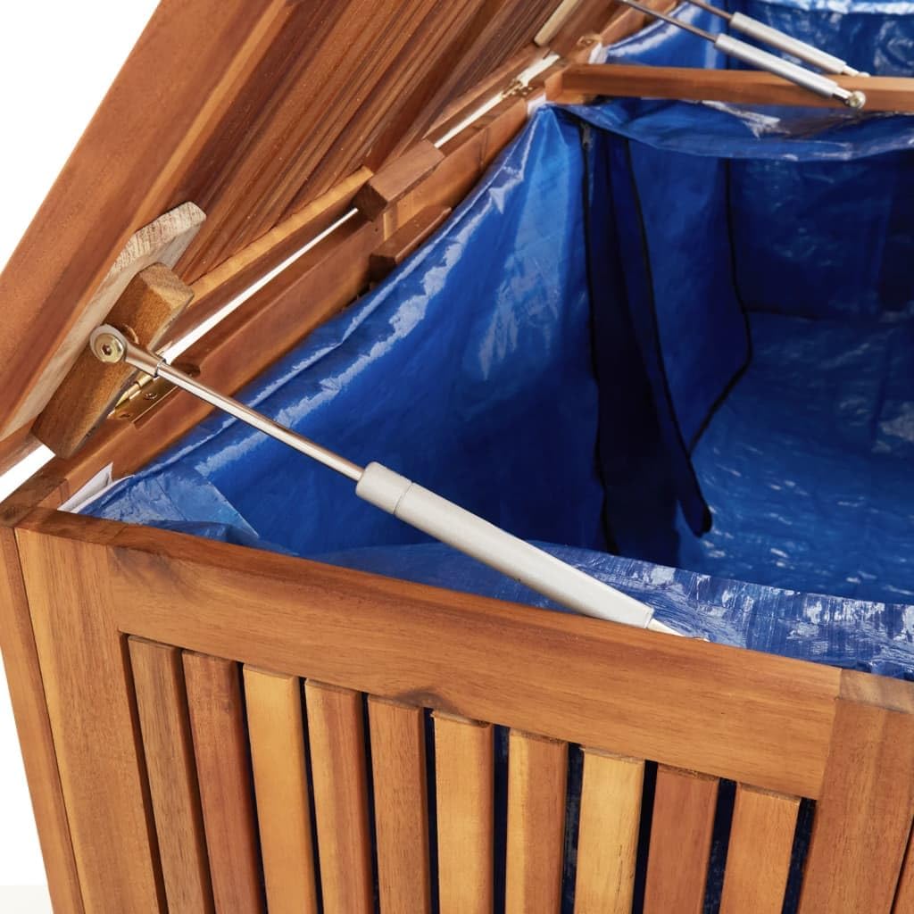 Patio Storage Box 78.7"x31.5"x29.5" Solid Wood Acacia Patio Storage