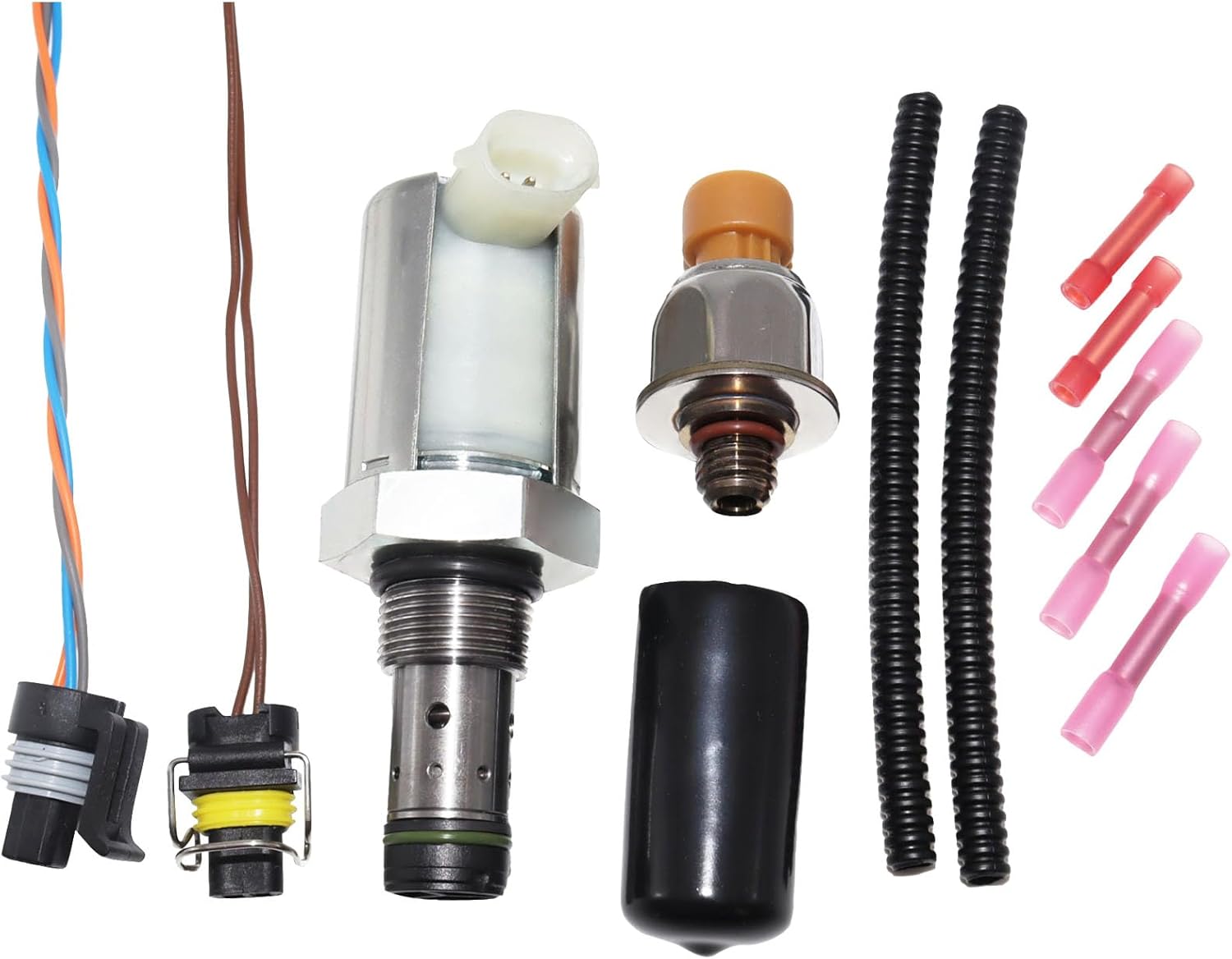 IPR Valve 6.0 Powerstroke Injection Pressure Regulator & ICP Sensor and Pigtail 5C3Z9C968CA Compatible with Ford E-350 F-250 F-350 E-450 Super Duty Excursion 5.4L 6.0L 6.8L V8 V10 Diesel CM5126