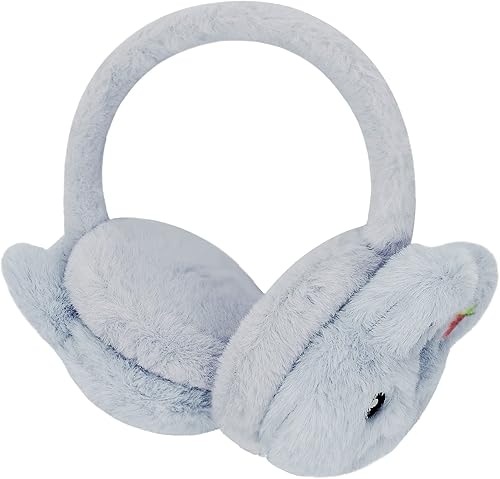 Miniatura 4 de Orejeras deportivas de invierno para niños y niñas, con diseño de animales, de piel sintética, para esquiar, nieve, calentadores de orejas, a prueba