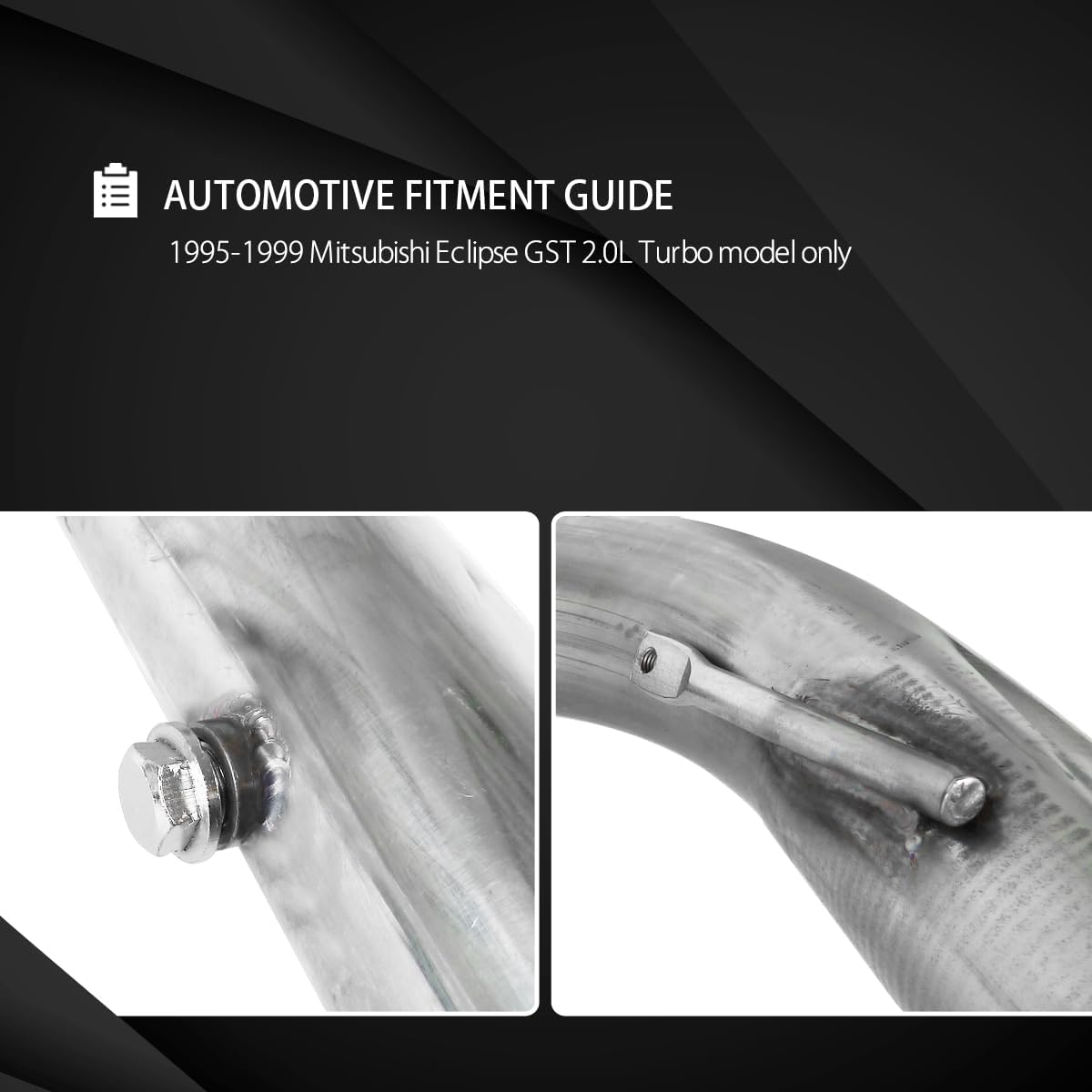 Autozensation Compatible with Mitsubishi Eclipse Gst 2.0L Turbo 1995-1999, N1 Catback Exhaust