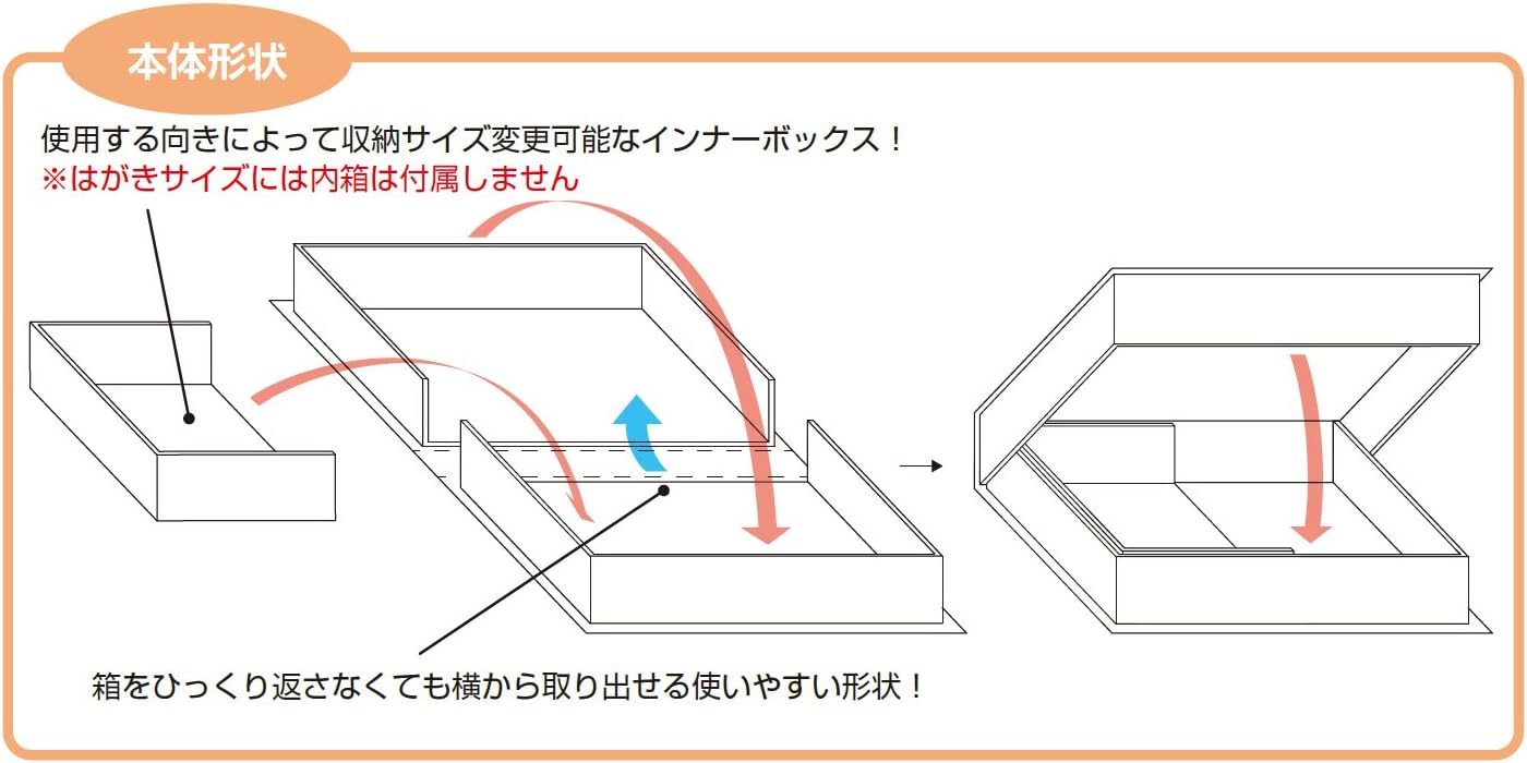 Amazon ナカバヤシ アルバム イージーボックス はがきサイズ ブラウン Rbx 101 Br 文房具 オフィス用品 文房具 オフィス用品