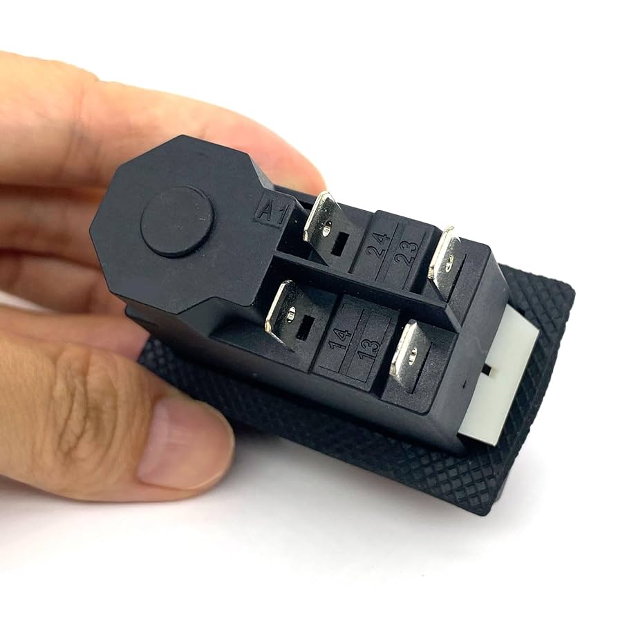 1-Pack KJD17 Electromagnetic Switch - 120V 16A 4-Pin SPDT