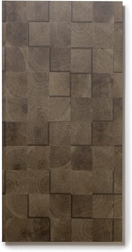 Lucida Surfaces Baldosas de vinilo de lujo  Piso adhesivo adhesivo  Tablón de aspecto texturizado  Bloques de grano final FabCore  Azulejo de