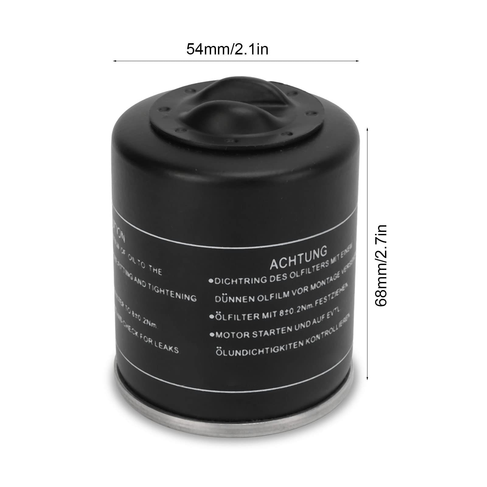 KIMISS Sostituzione Filtro Olio Moto, per LX S ET4 GTS GTV 50 125 150 200 250 300 300i X7 X8 X9 Filtro Olio