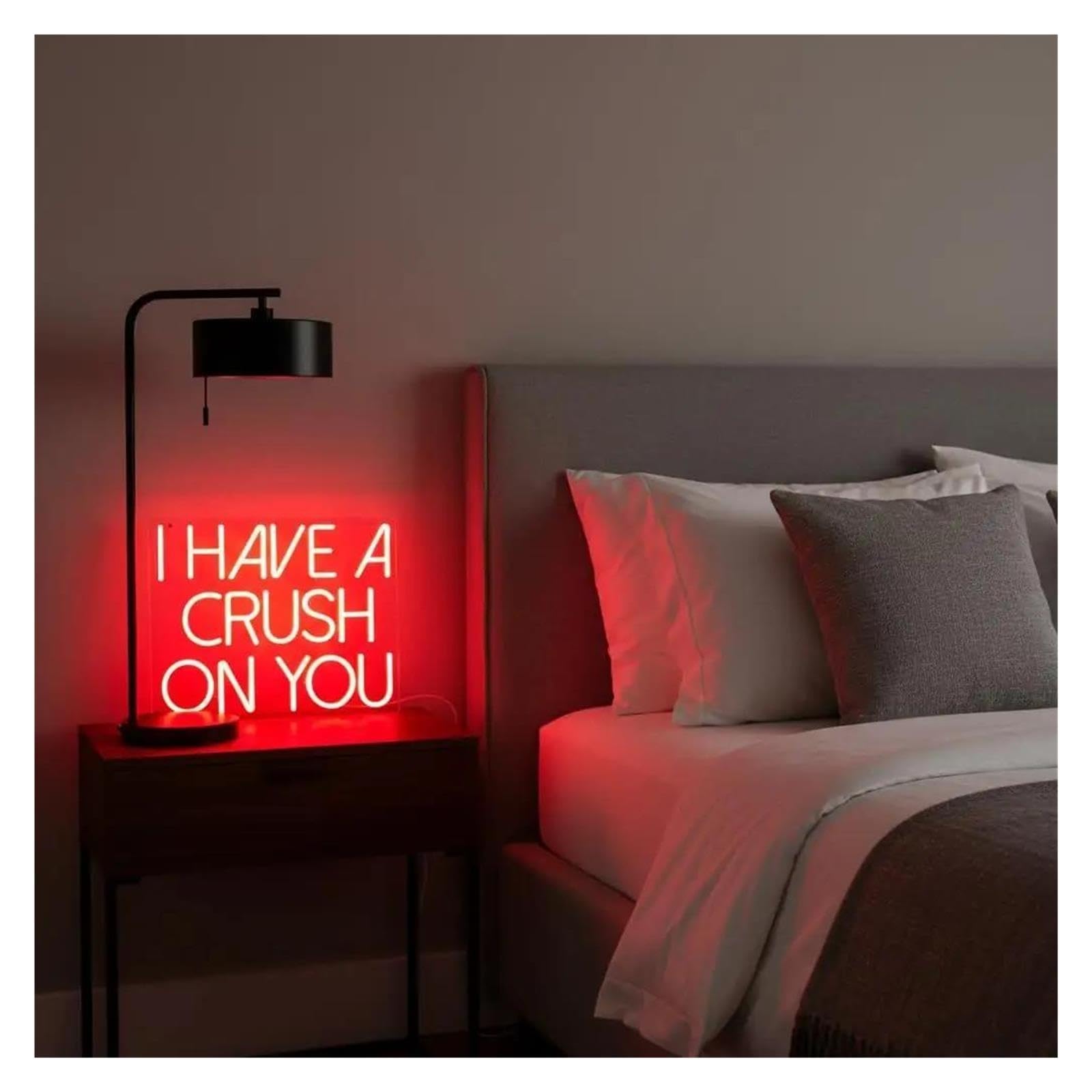 Decoración Lámparas Letrero De Neón I Have A Crush On You