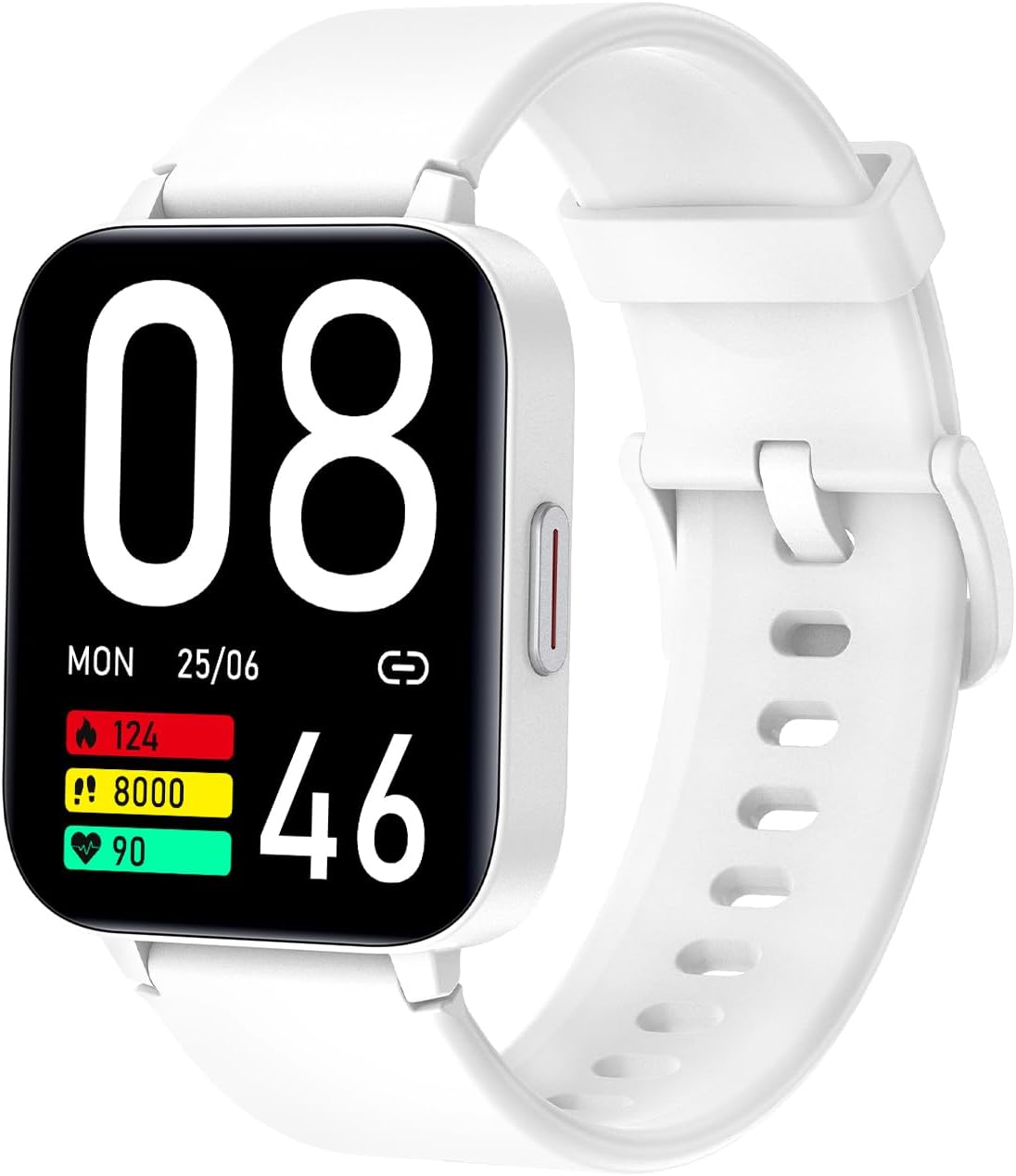 Smart Watch for Men Women, Cloudpoem 1.7" HD Screen Fitness Tracker Heart Rate & Blood Oxygen Monitor Sleep Tracker Steps Counter Watch Compatible with iPhone & Android Phones Waterproof (White)