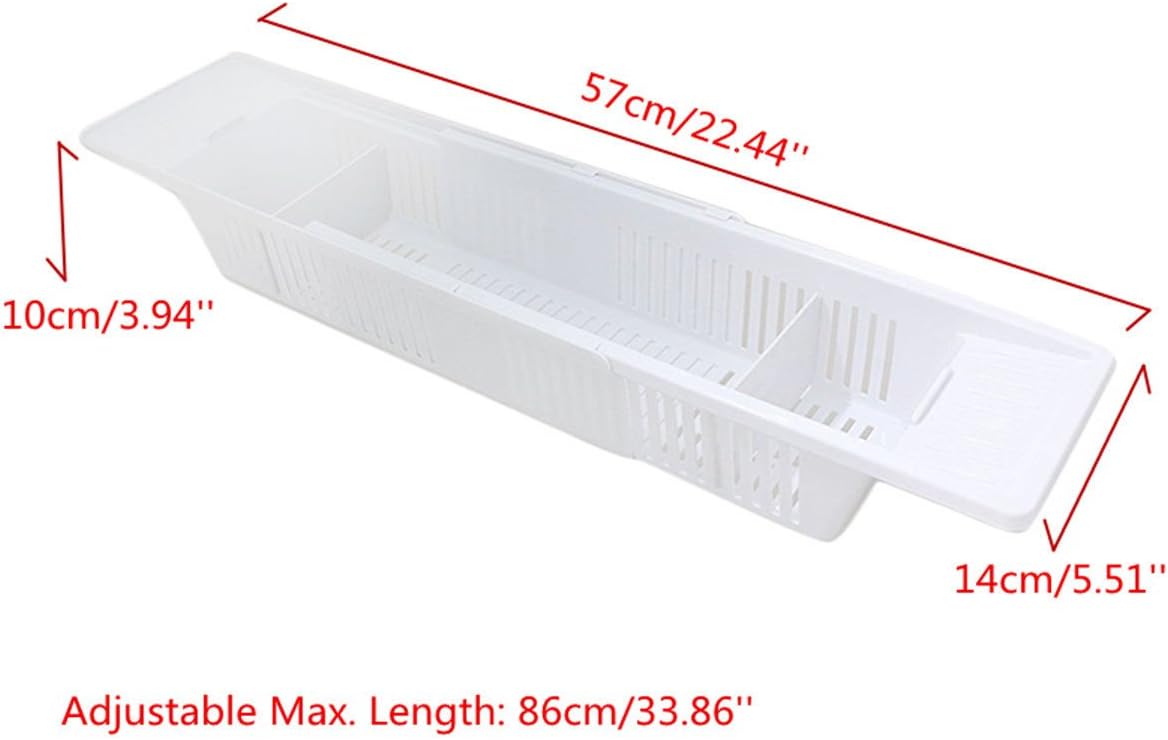 BX-592 Adjustable Kids Bathtub Shower Toy Organizer Basket Retractable Storage Holder
