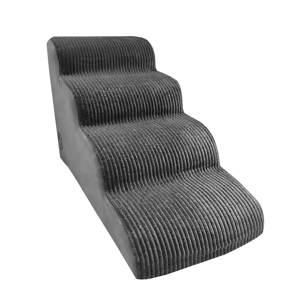 Livelli per cani per letto | 4 Tiers Cats High Density Foam Steps per | divano – Scalette per gatti lavabili e traspiranti per allenamento indoor, grandi e resistenti e rimovibili per cuccioli