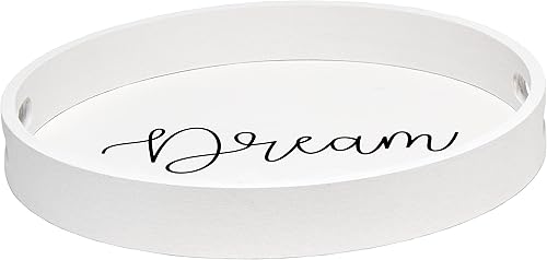 Miniatura 37 de Elegant Designs HG2000-AHH Margarita Drinks Lime Bar Kitchen Wetbar Bandeja Decorativa de Madera para Servir con Asas, 15.50" x 12", Aqua Wash Happy