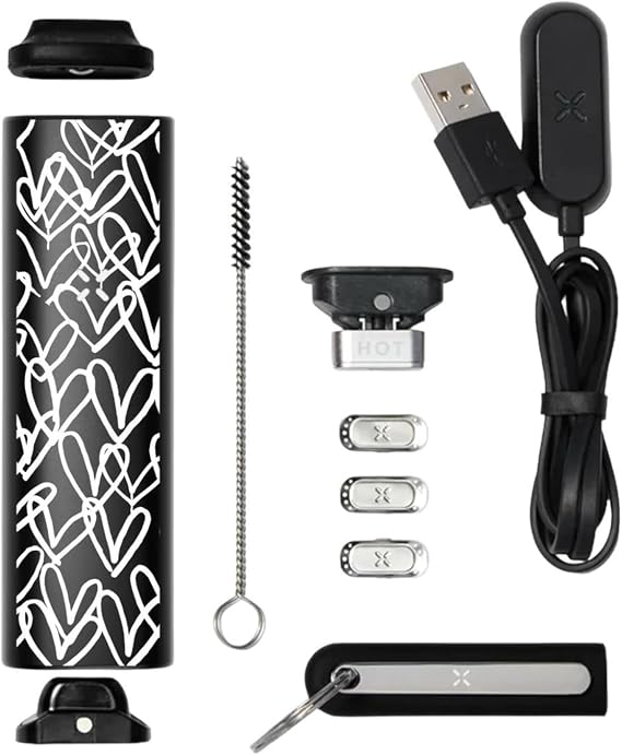 PAX Plus | Premium Portable Vaporizer, Dry Herb, Concentrate, Complete Kit, James Goldcrown - Onyx