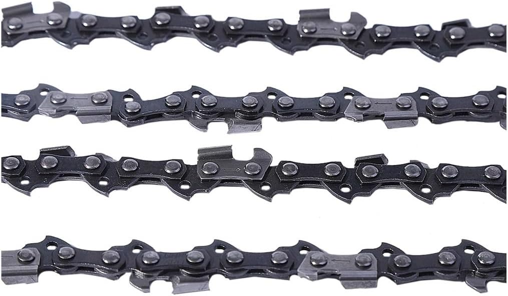 10 14 16 18 Inch Chain Saw 3/8 LP 0.05 Pitch Suitable Fit For 40 45 52 56 59 64 Drive Link Spare Parts(18Inch 64Drive Link)