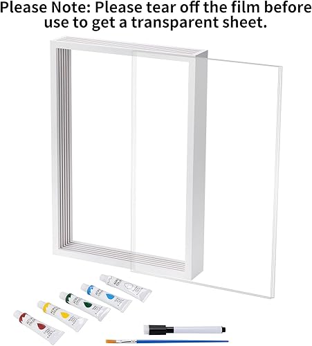 Miniatura 3 de Kit de huellas de manos familiares transparentes  Regalos para nuevos padres, regalos familiares  Marco de madera de recuerdo hecho a mano  5