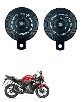 Znee Smart Motorcycle Horn Loud Sound Waterproof 12V 110DB (Set of 2) for Honda CBR 150R