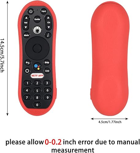 Miniatura 3 de Funda protectora de silicona para control remoto TiVo Stream 4K, a prueba de golpes, lavable y agradable a la piel, funda antipérdida con bucle