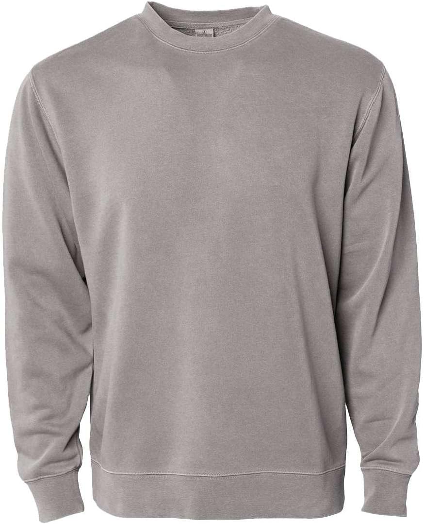 Independent Trading Co. - Midweight Pigment-Dyed Crewneck Sweatshirt - PRM3500 - L - Pigment Cement