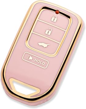 Key Fob Cover fit for Honda 2014-2022 HR-V Fit Pilot Odyssey LX EX