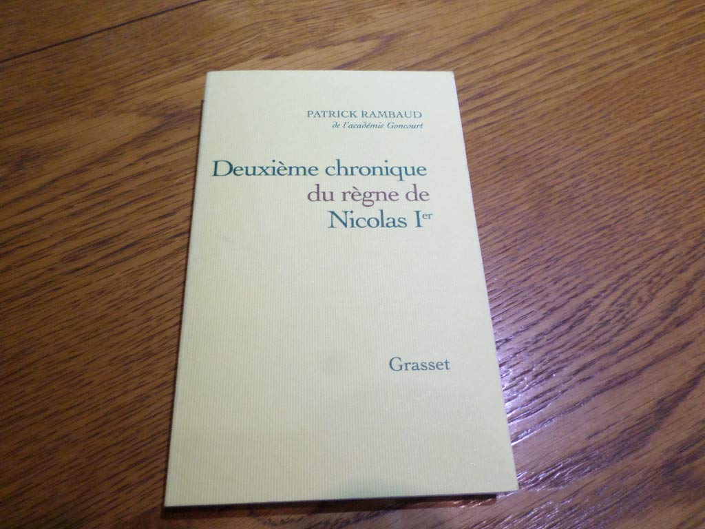 Deuxieme Chronique Du Regne De Nicolas Ier